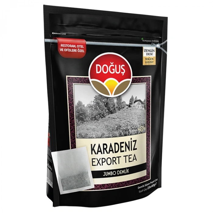 Doğuş Karadeniz Export 25x40 gr Jumbo Demlik Poşet Çay