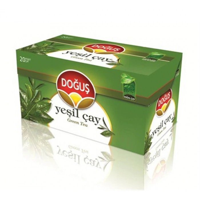 Doğuş Yeşil Çay Sade Süzen Poşet Çay 20x1.75 gr