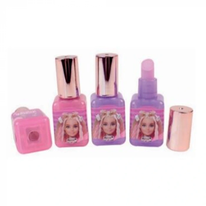 Dolphin Barbie Ruj Silgi+kalemtraş B-7691