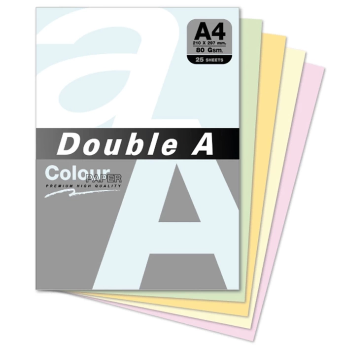 Double A Renkli Kağıt 25 Li A4 80 GR Ocean