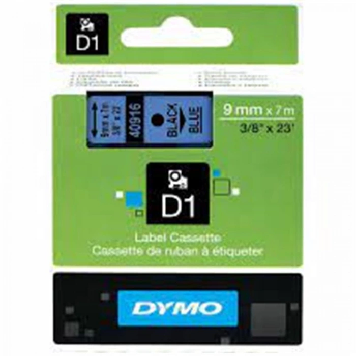 Dymo S0720710 D1 Yedek Şerit 9 Mmx7mt Mavi-siyah 40916