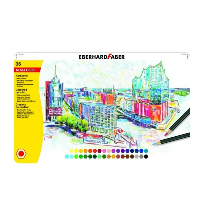 Eberhard-Faber Artist Color Kuruboya Kalemi 36 Renk