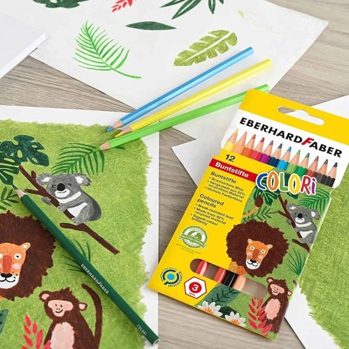 Eberhard Faber Kuru Boya Kalem Seti 12li 3mm 514812