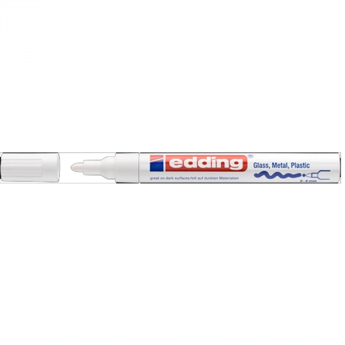 Edding Dekor Boya Yuvarlak Uçlu Beyaz 750cr