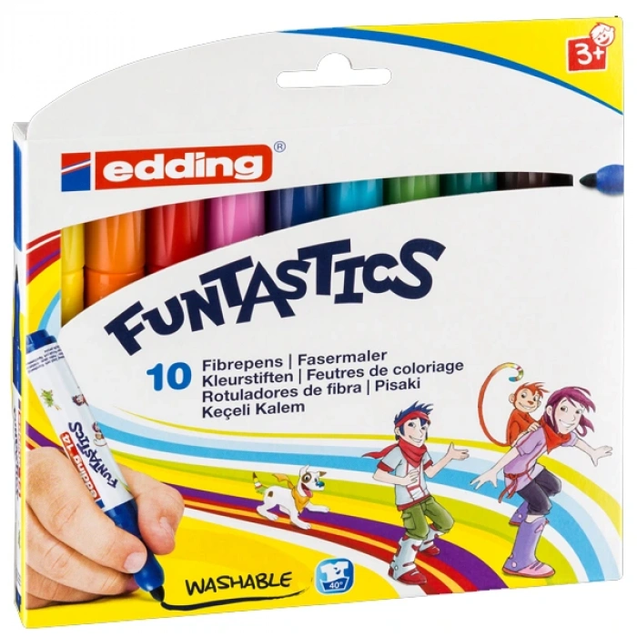 Edding Keçeli Kalem Kalın Funtastıcs 10 Lu Set Ed14k1099