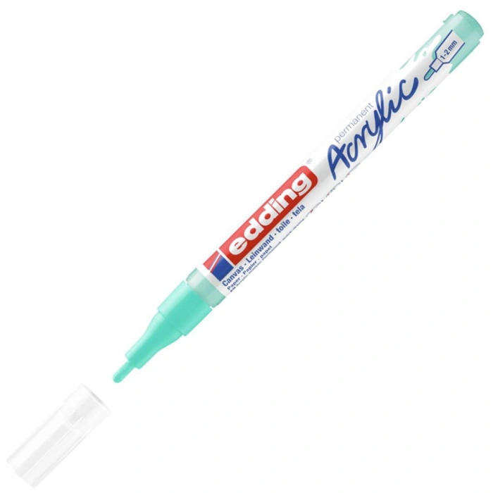 Edding Markör Akrilik İnce Uçlu 1-2 Mm Parlak Turkuaz 934 5300