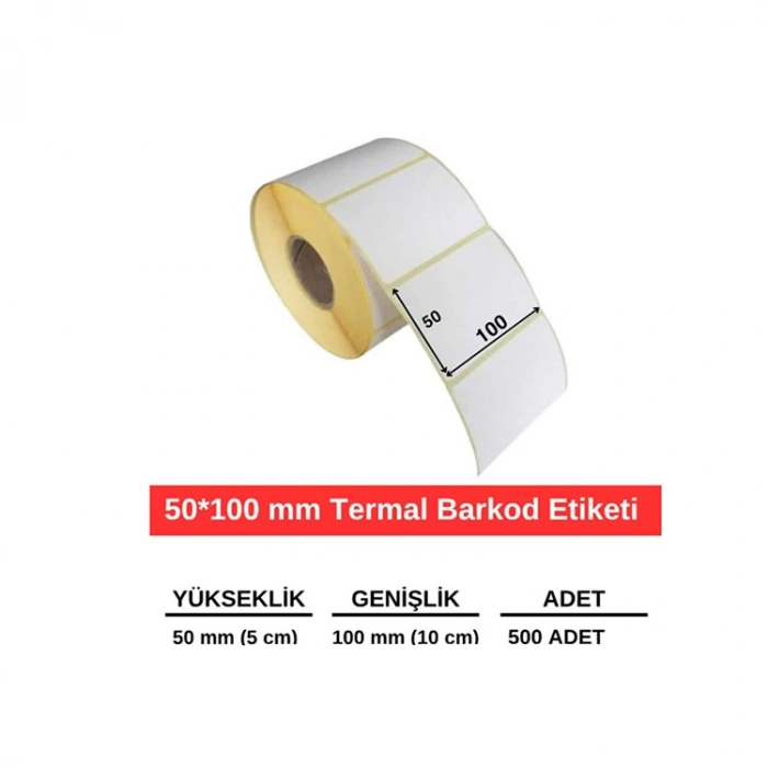 Ekstrafix 50-100 500 lü Eco Termal Etiket 40 lık Kuka