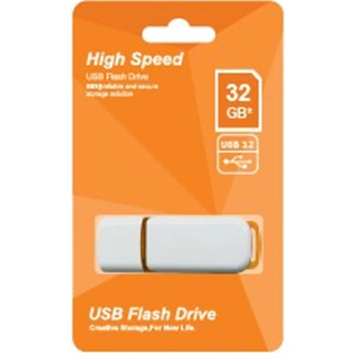 Elba 32GB Plastik Beyaz-Turuncu 3.2 USB Flash Bellek