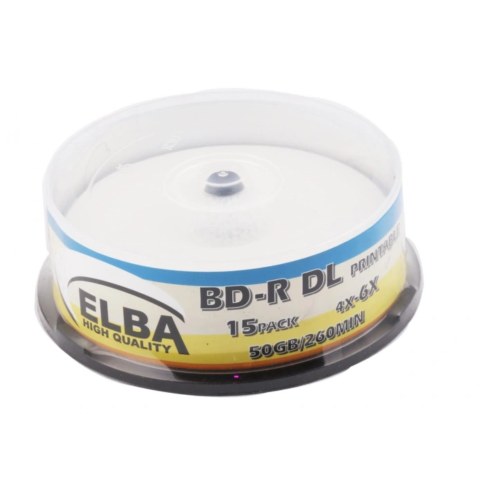 Elba Blu-ray Bd-r 6x 50gb 15li Cake Box Prıntable
