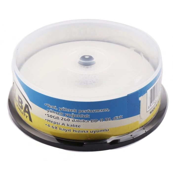 Elba Blu-ray Bd-r 6x 50gb 15li Cake Box Prıntable