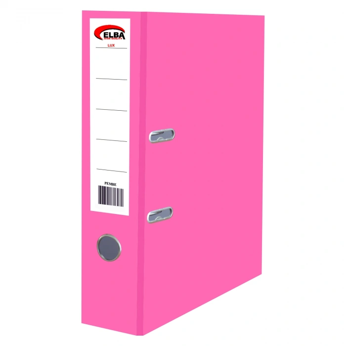Elba Büro Klasör Geniş Plastik Pembe