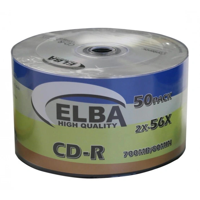 Elba Cd-r 700mb-80mın 56x 50li Shrink