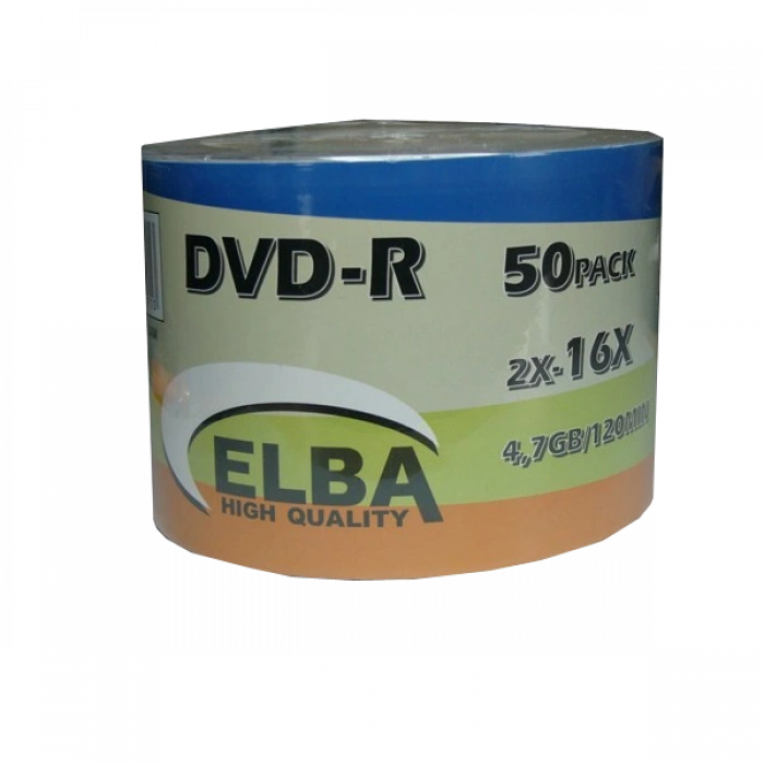 Elba Dvd-r 4.7 Gb / 120 Dk Shrink 50 Li