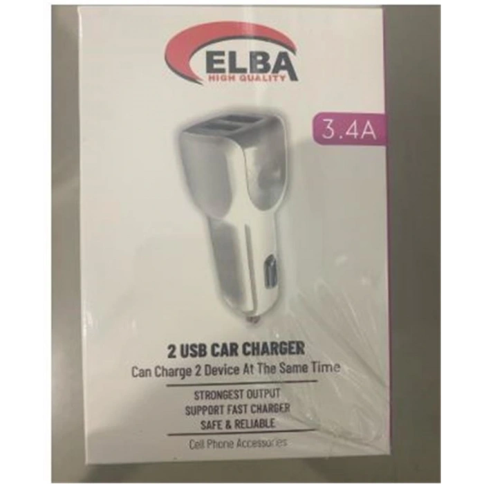 Elba Elb28-ar3p Elba 3.4a  2usb Araç Başlık