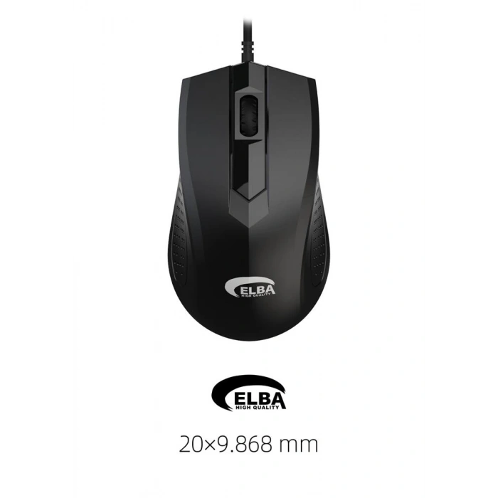 Elba M303 Usb Siyah 3d Optik Kablolu Mouse
