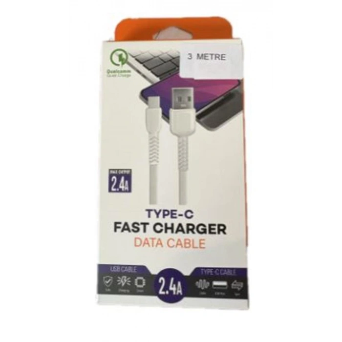 Elba Mt-dt2mt 3  Metre Type-c Data Kablosu