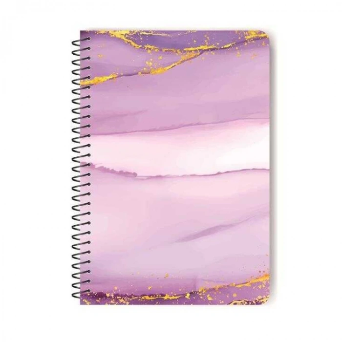 Elma Flowers Serisi Spiralli 120 YP Kareli 17x24
