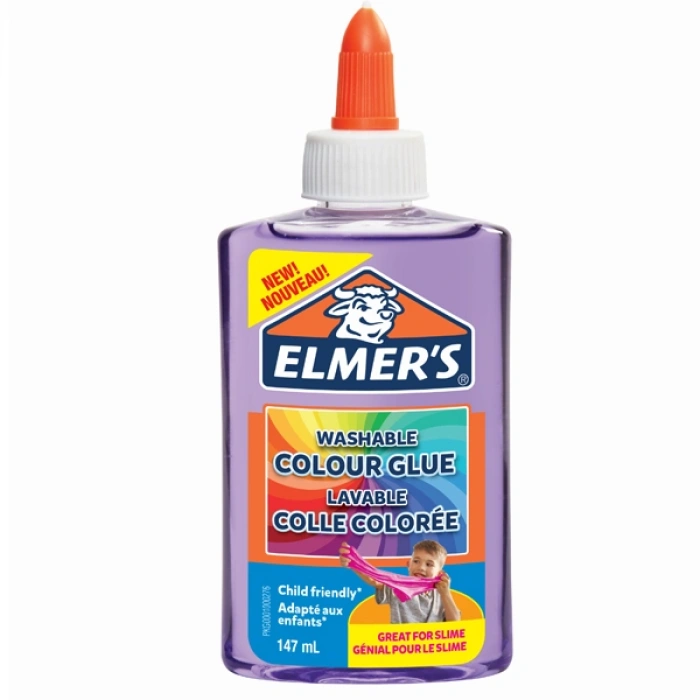 Elmers Şeffaf Renkli Yapıştırıcı Mor 147 Ml 2109488