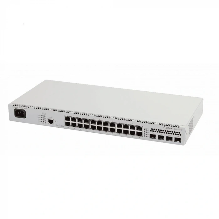 Eltex Mes2324p 24 Port Gige Poe 380w  + 4x10g Sfp+ L2+ Ethernet Access Switch