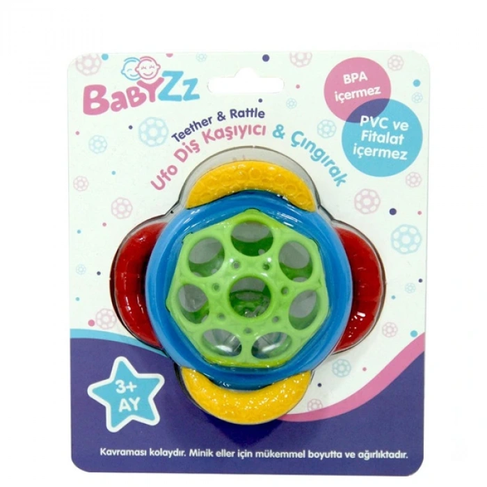Enfal Babyzz Ufo Diş Kaşıyıcı & Çıngırak Byz-30800