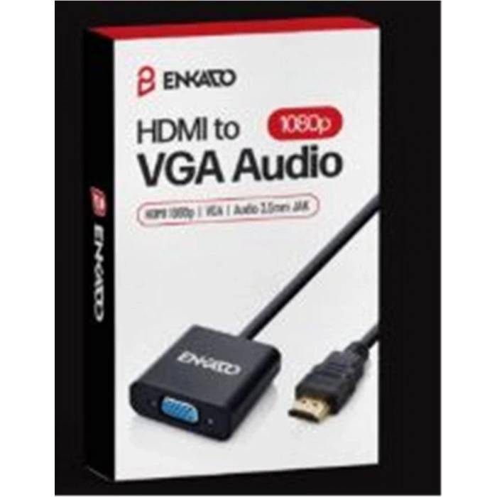 Enkado Ekd-hv10 Hdmı To 1080p Vga + Audio Adapter