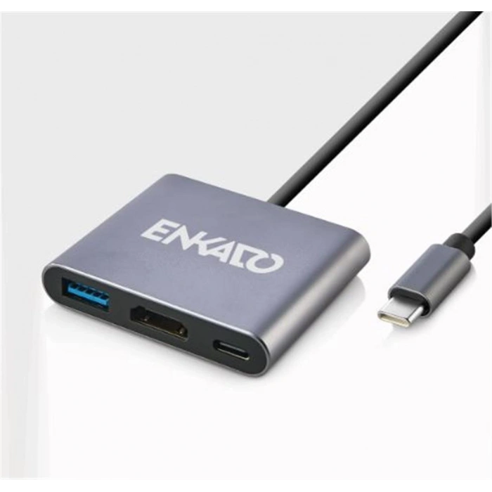 Enkado Ekd-tp43 Typce-c To 3 İn1 Hdmı +pd +usb 3,0 Adaptör
