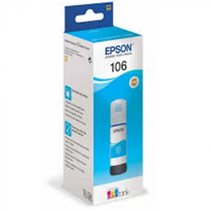 Epson 106 Cyan Mavi Şişe Mürekkep T00r240 L7160-7180
