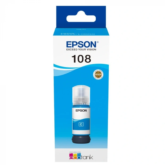 Epson 108 T09c2  Cyan Mavi Şişe Mürekkep T09c24a L18050-l8050