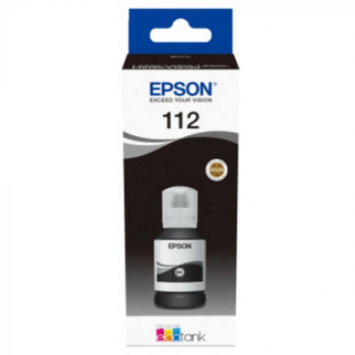 Epson 112  Black Siyah Şişe Mürekkep C13t06c14a