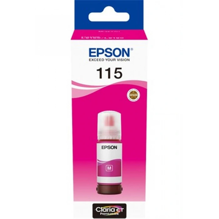 Epson 115 Magenta Kırmızı Şişe Mürekkep T07d34a L8160-l8180