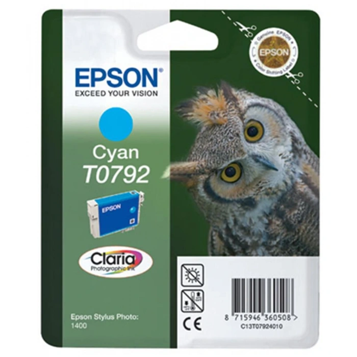 Epson 1400-p50 Cyan Mavi Mürekkep Kartuş T07924020