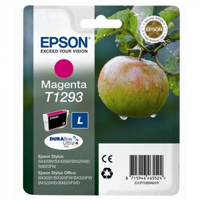 Epson Bx305-320 Sx425 Magenta Kırmızı Mürekkep Kartuş T12934022