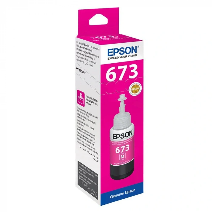 Epson T6733 Magenta Kırmızı Şişe Mürekkep T67334a