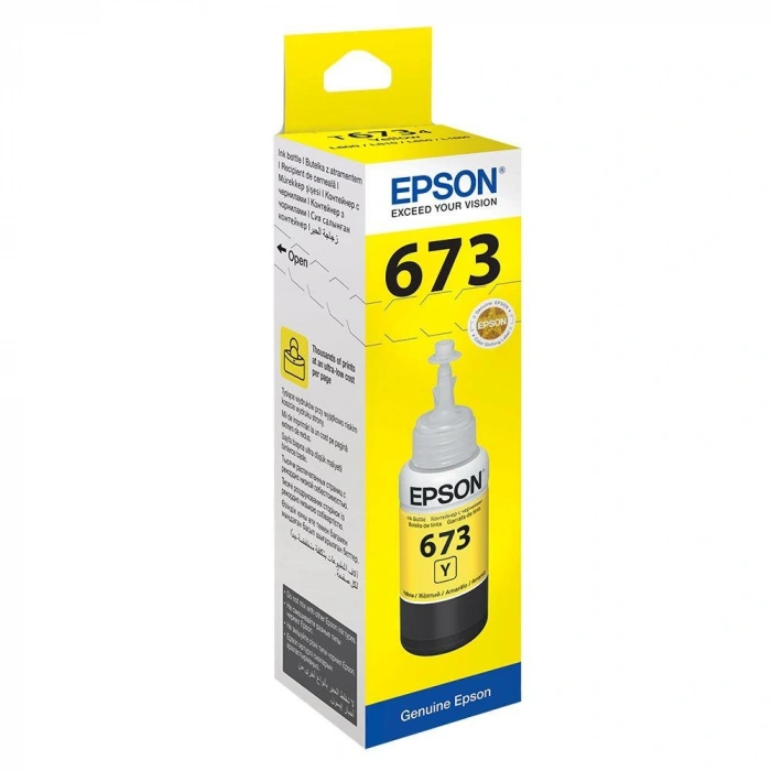 Epson T6734 Yellow Sarı Şişe Mürekkep T67344a