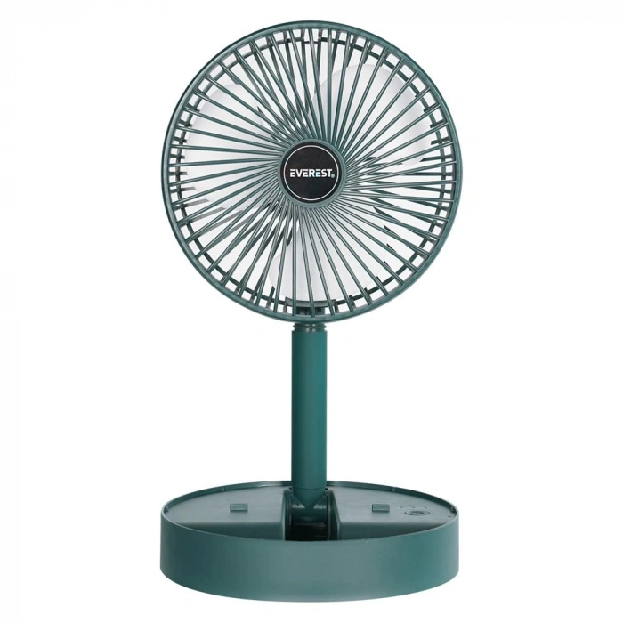 Everest Efn-605 Masaüstü Şarj Edilebilir Yeşil 800mah Usb Fan