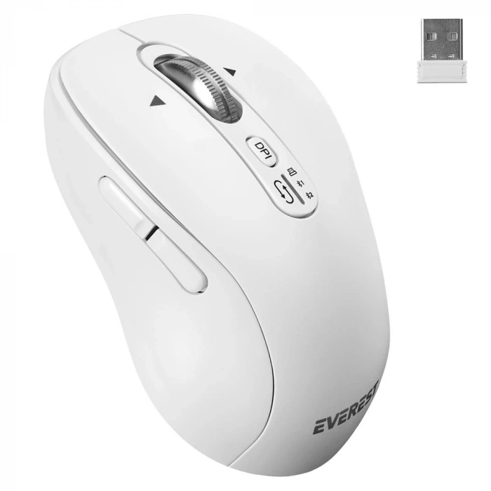 Everest Eternal Usb Beyaz 2.4ghz Kablosuz Mouse