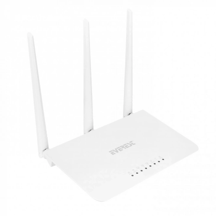 EVEREST EWR-F303, 3Port, 1 WAN, 300Mbps, 2.4Ghz Wifi, Masaüstü, Megabit, WISP, Repeater, Router, Access Point