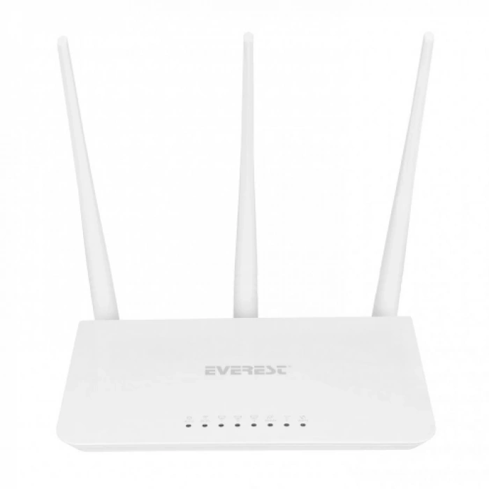 EVEREST EWR-F303, 3Port, 1 WAN, 300Mbps, 2.4Ghz Wifi, Masaüstü, Megabit, WISP, Repeater, Router, Access Point