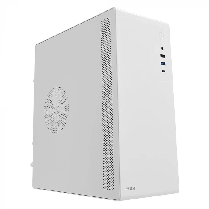 Everest K250 Peak 250w Mıcro Psu Beyaz Usb3.0+usb2.0+type-c+hd Audıo Kompakt Mid-t Pc Kasası