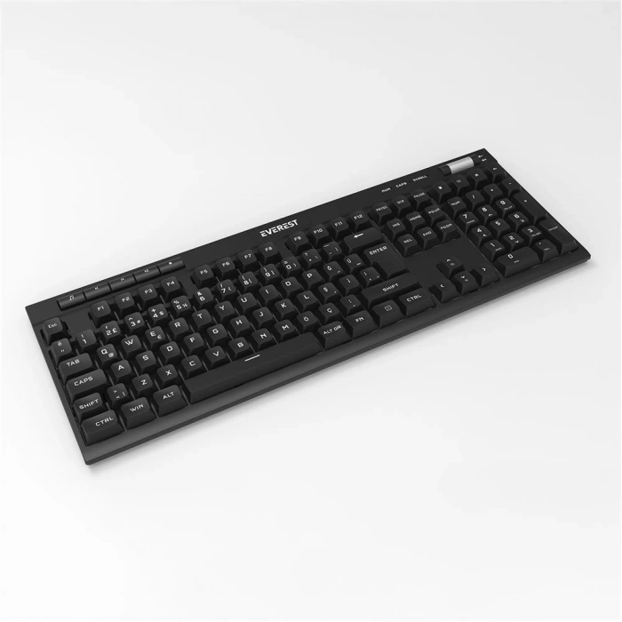Everest Kb-68 Shin Siyah Rainbow Q Membrane Klavye Rgb
