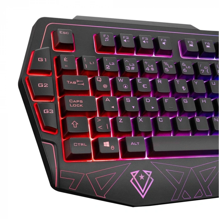 Everest Km-6168 Formula Combo Usb 3 Makro Tuşlu Rgb Aydınlatmalı Q Gaming Oyuncu Klavye Mouse Set