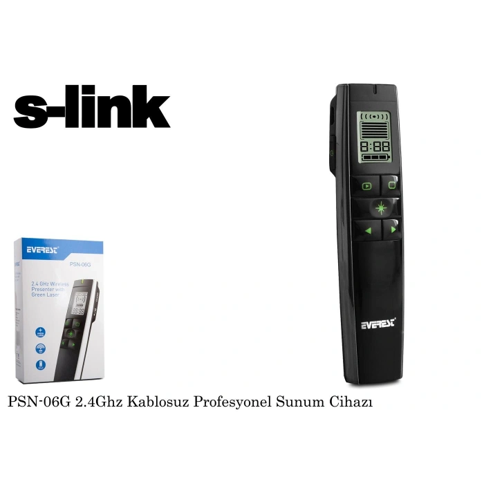 Everest Psn-06g 2.4ghz Kablosuz Profesyonel Presenter