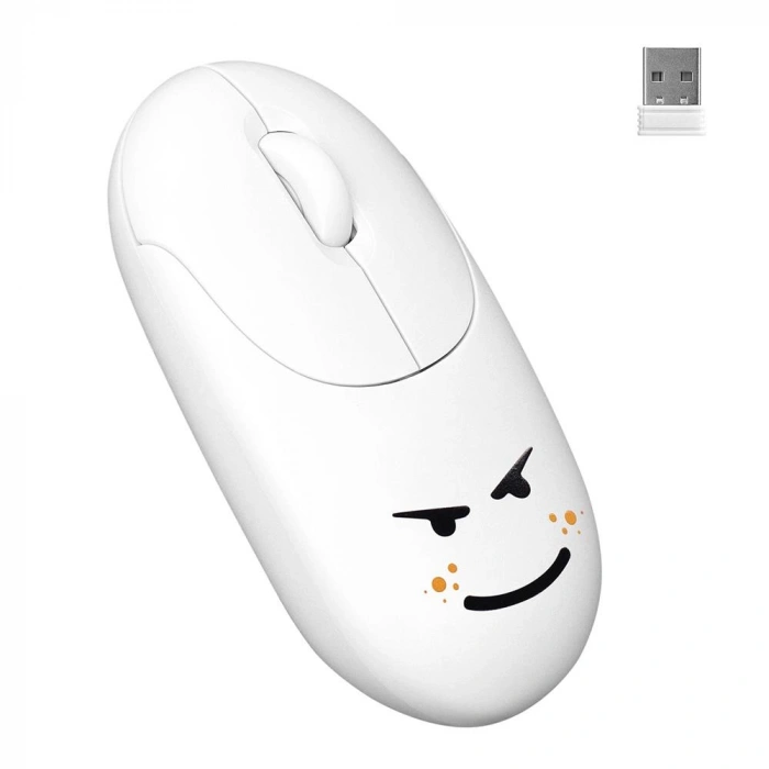 Everest Sm-26 Fashıon 2.4ghz Beyaz Kabartmalı Kablosuz Mouse