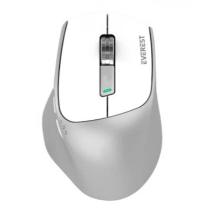 Everest Sm-bt24 Usb Metalik Beyaz 2in1 Bluetooth Ve 2.4ghz Kablosuz Mouse