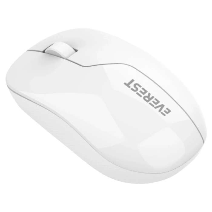 EVEREST SMW-973, Beyaz, USB Nano 2,4G Kablosuz, 1200dpi, Optik, 4 Tuşlu, Mouse
