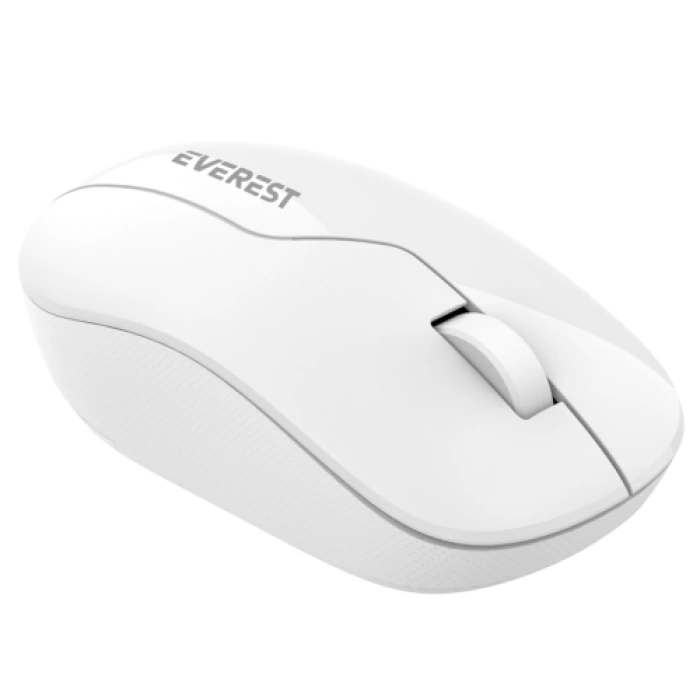 EVEREST SMW-973, Beyaz, USB Nano 2,4G Kablosuz, 1200dpi, Optik, 4 Tuşlu, Mouse