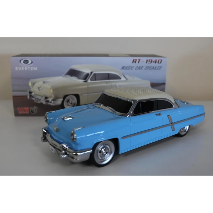 Everton Rt-1940 Mavi Bluetooth Fm-usb-tf-aux Şarjlı Nostaljik Radyo