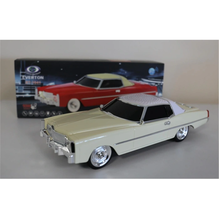 Everton Rt-1941 Bej Arabalı  Bluetooth Fm-usb-tf-aux Şarjlı Nostaljik Radyo