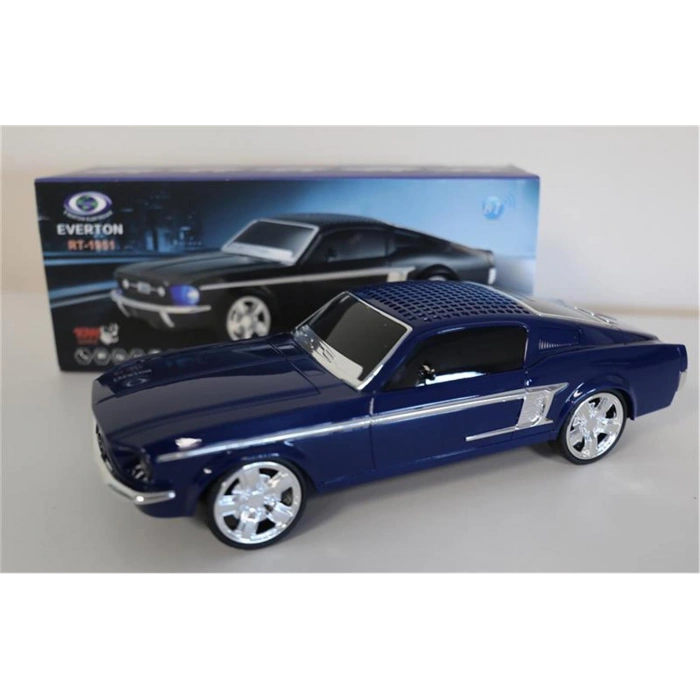 Everton Rt-1951 Dark Blue Arabalı  Bluetooth Fm-usb-tf-aux Şarjlı Nostaljik Radyo