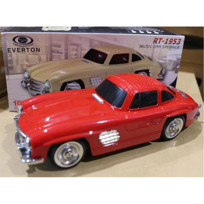 Everton Rt-1953  Kırmızı Bluetooth Fm-usb-tf-aux Şarjlı Nostaljik Radyo